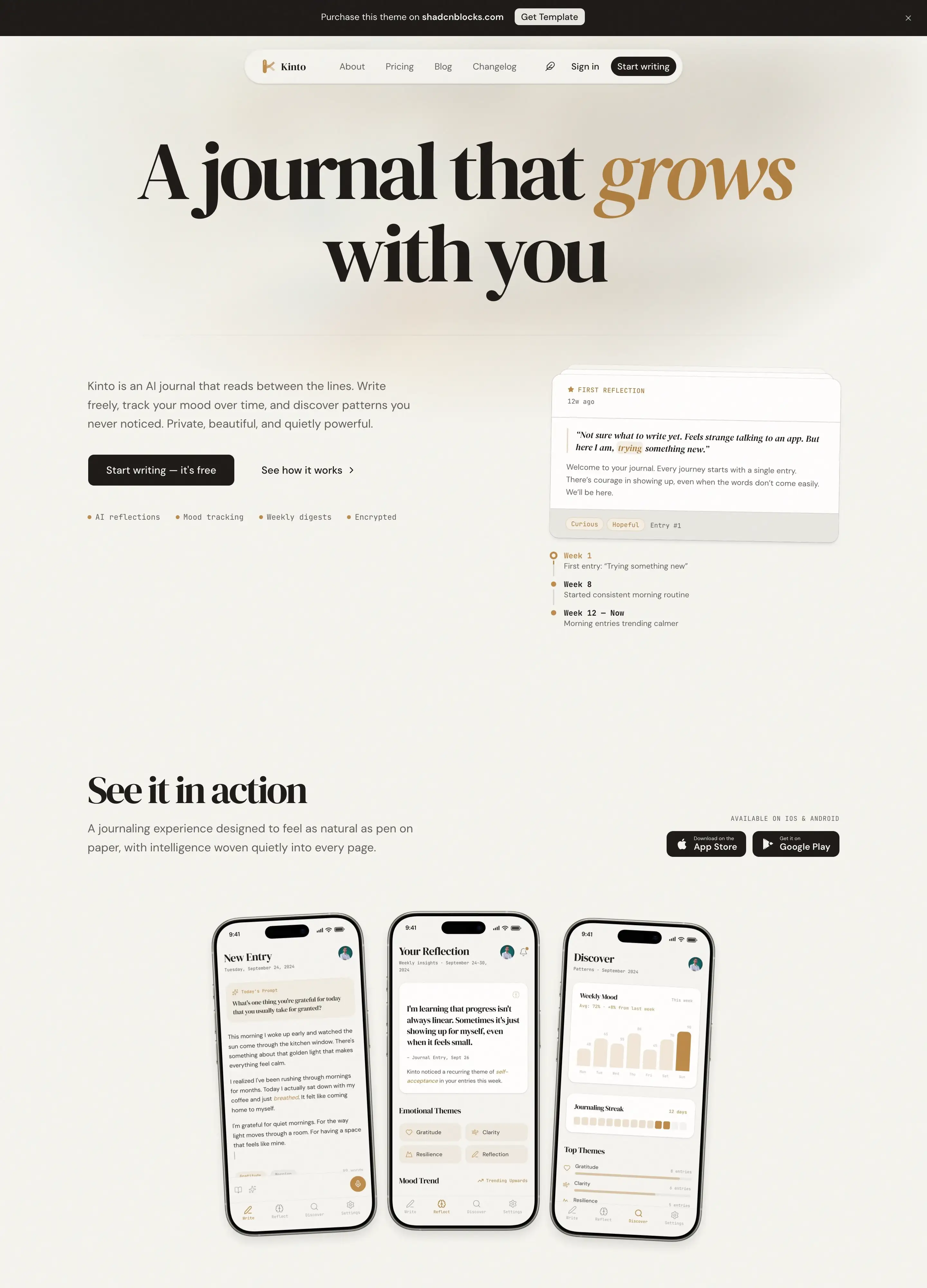Kinto - App template Next.js & Astro