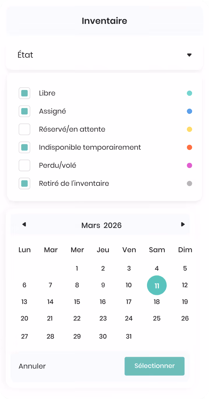 Formulaire de saisie d'informations personnelles avec photo d'une femme souriante, champs pour prénom utilisé, nom utilisé, date de naissance, nom légal et prénom légal, boutons Annuler et Enregistrer.