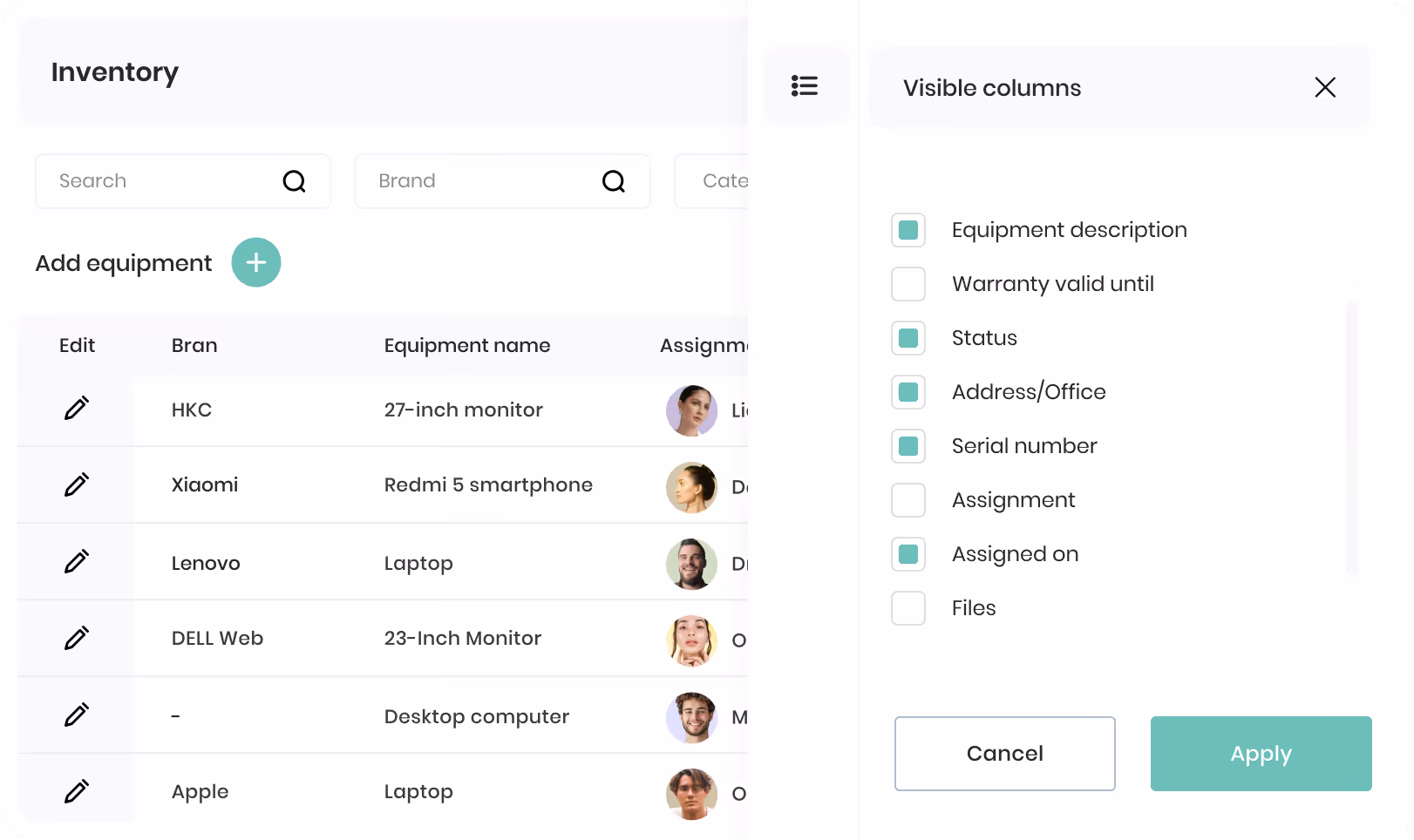 Interface de gestion d'emploi affichant le parcours professionnel, les salaires et avantages avec postes d'employé junior et intermédiaire, dates, et options pour visualiser ou ajouter.
