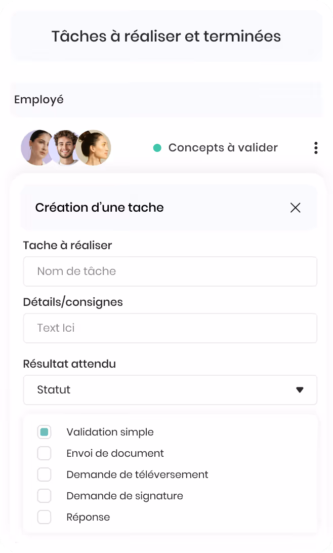 Formulaire Vacances montrant les champs pour journées de maladie payées, absences permises par année, vacances permises par année, nombre d'heures par jour et date de renouvellement annuel.