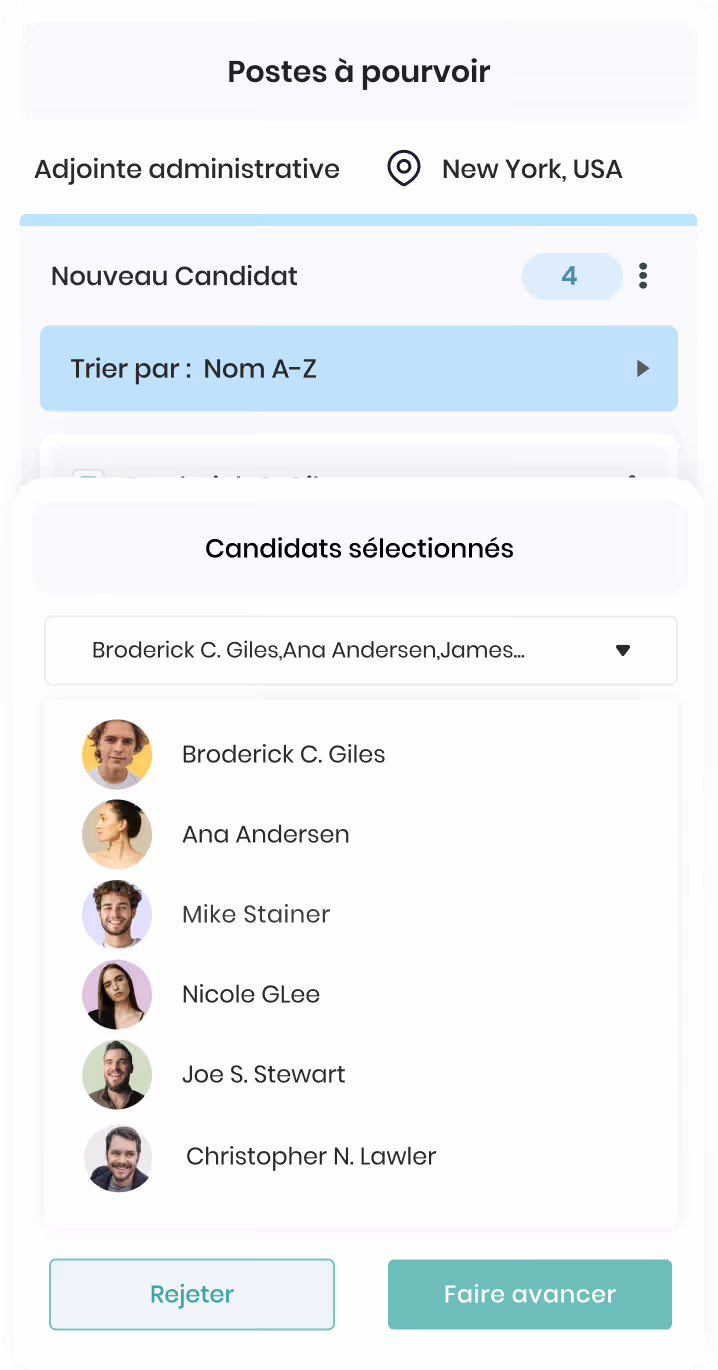 Tableau de matériel assigné listant marque, désignation et statut, incluant écrans, smartphones et PC portables avec statuts assigné, perdu/volé, réservé et libre.