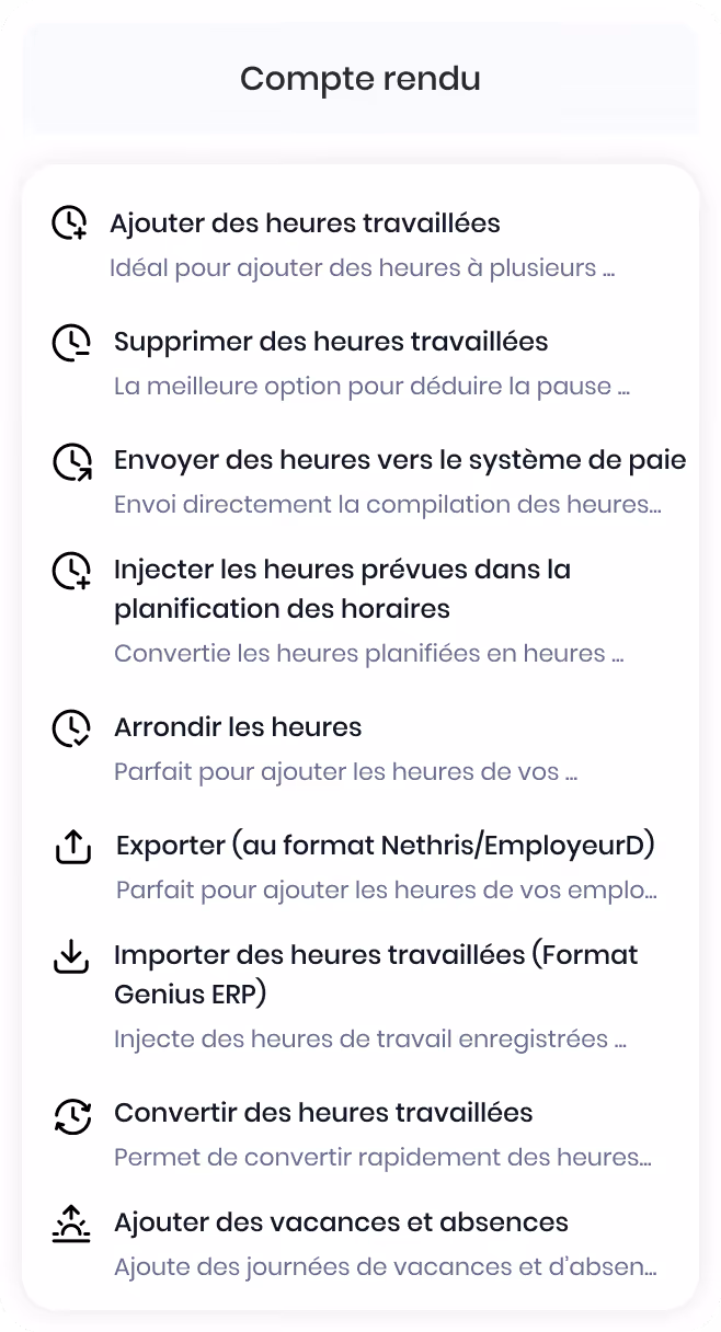 Formulaire d'emploi et salaire avec champs pour titre, salaire annuel, période, type d'emploi, heures par semaine et informations additionnelles.