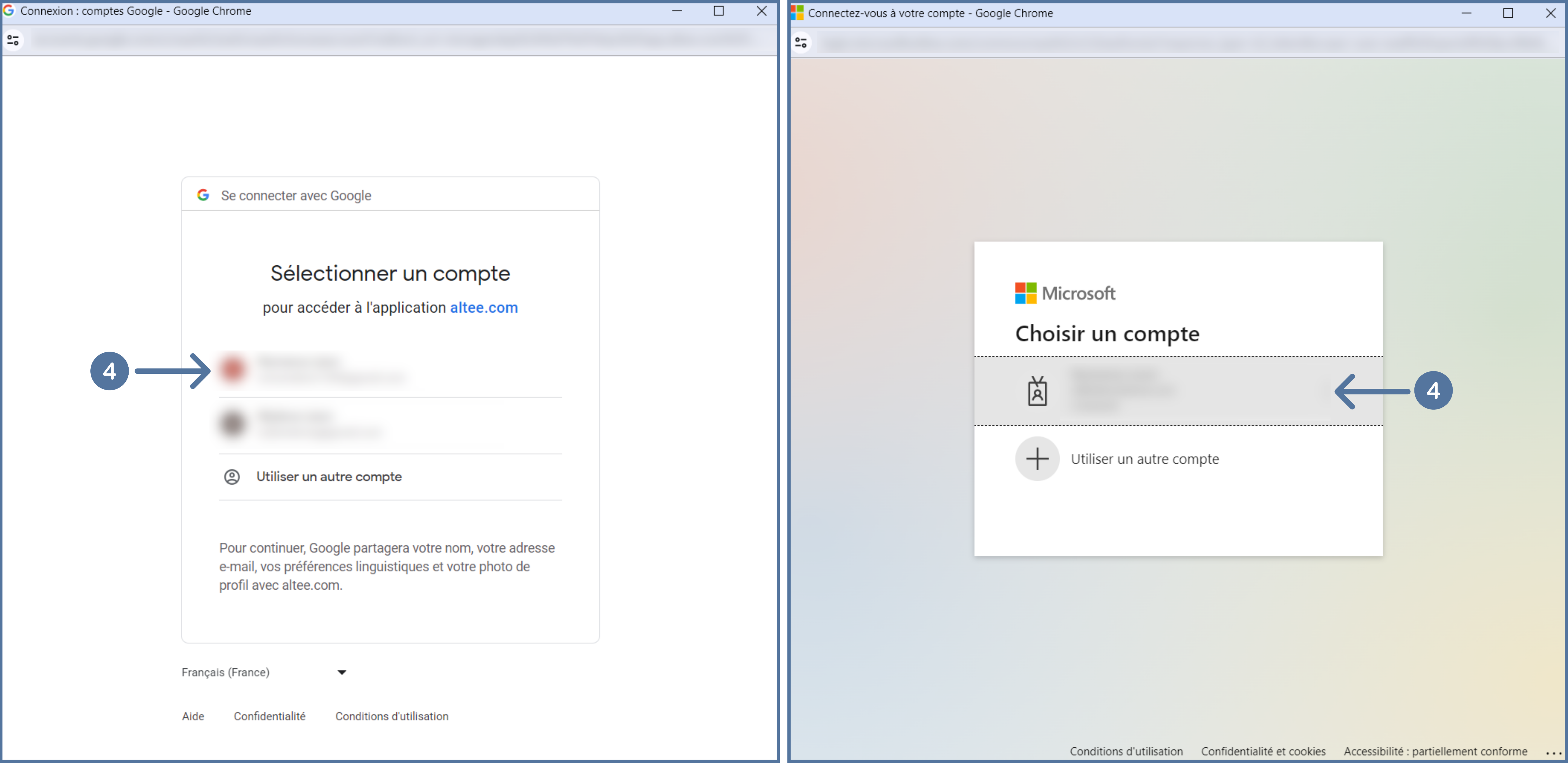 Synchronosation SSO du compte Altee
