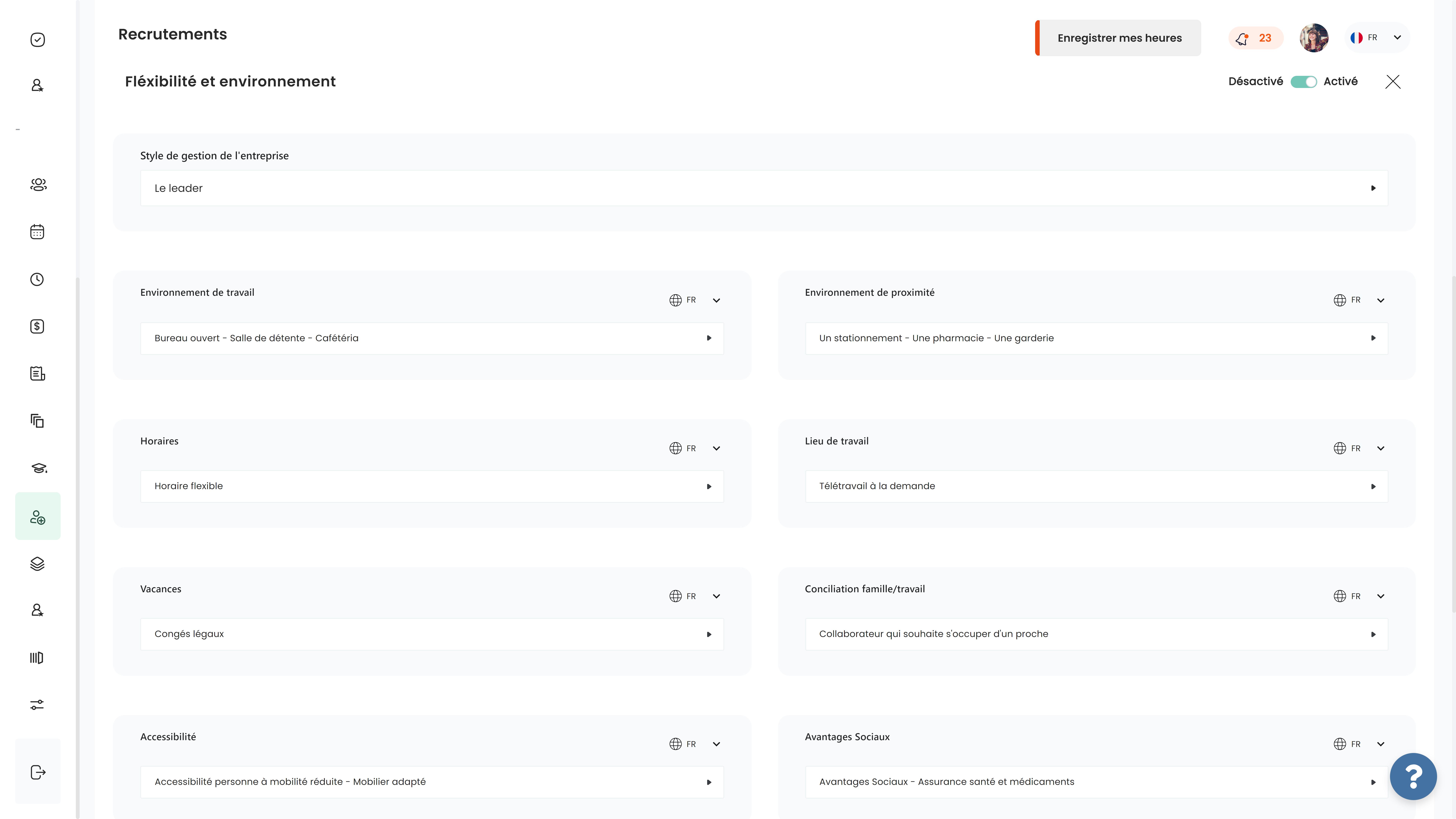 Flexibilité et environnement dans le site carrière avec ATS Altee