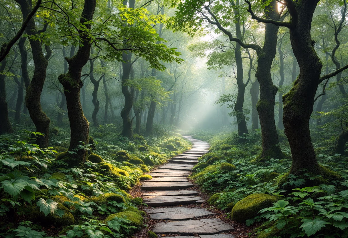 image of a dense forest