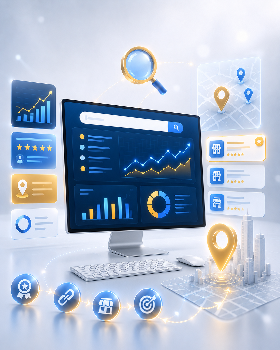 image of individuals analyzing data