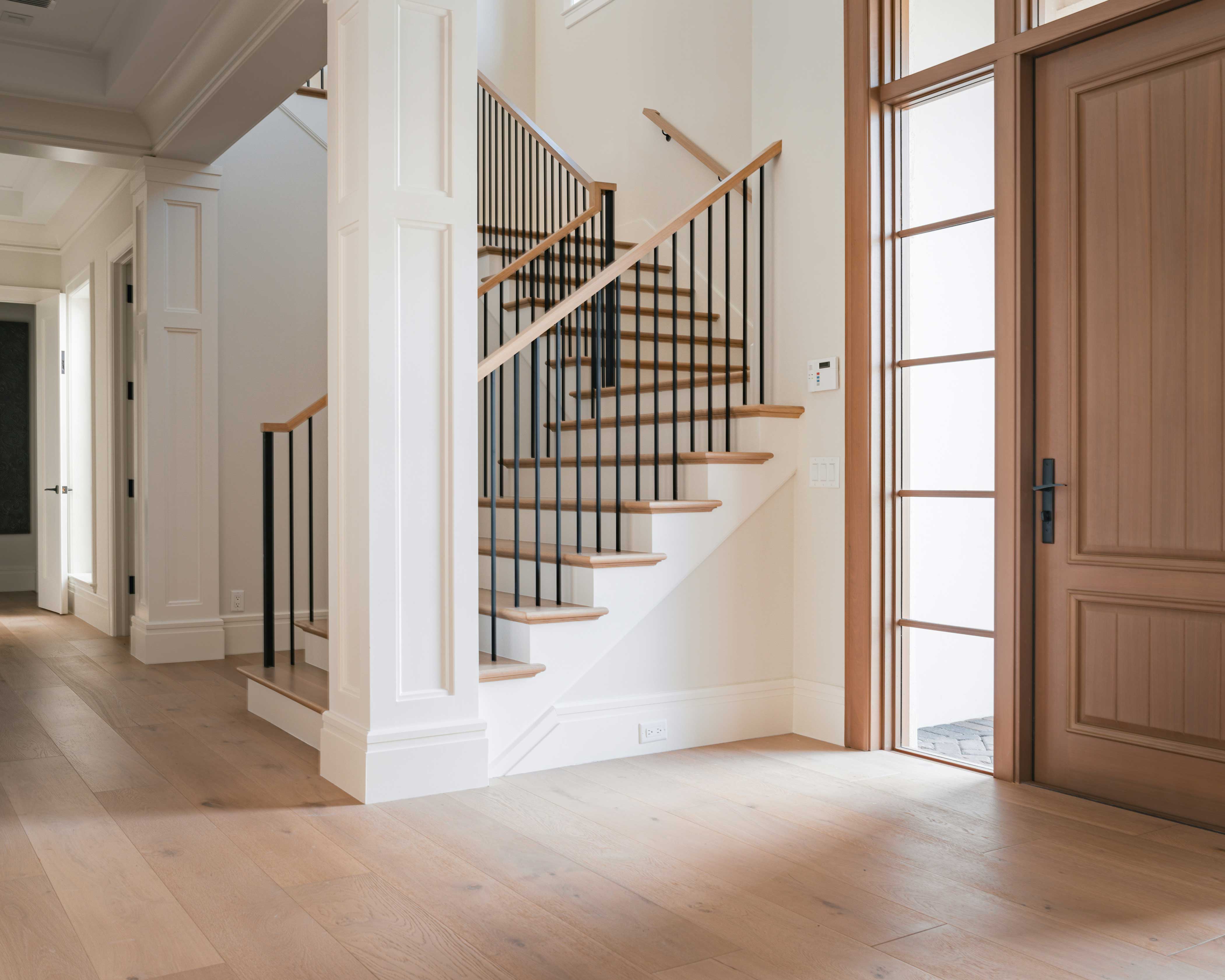 Interior entryway of luxury home