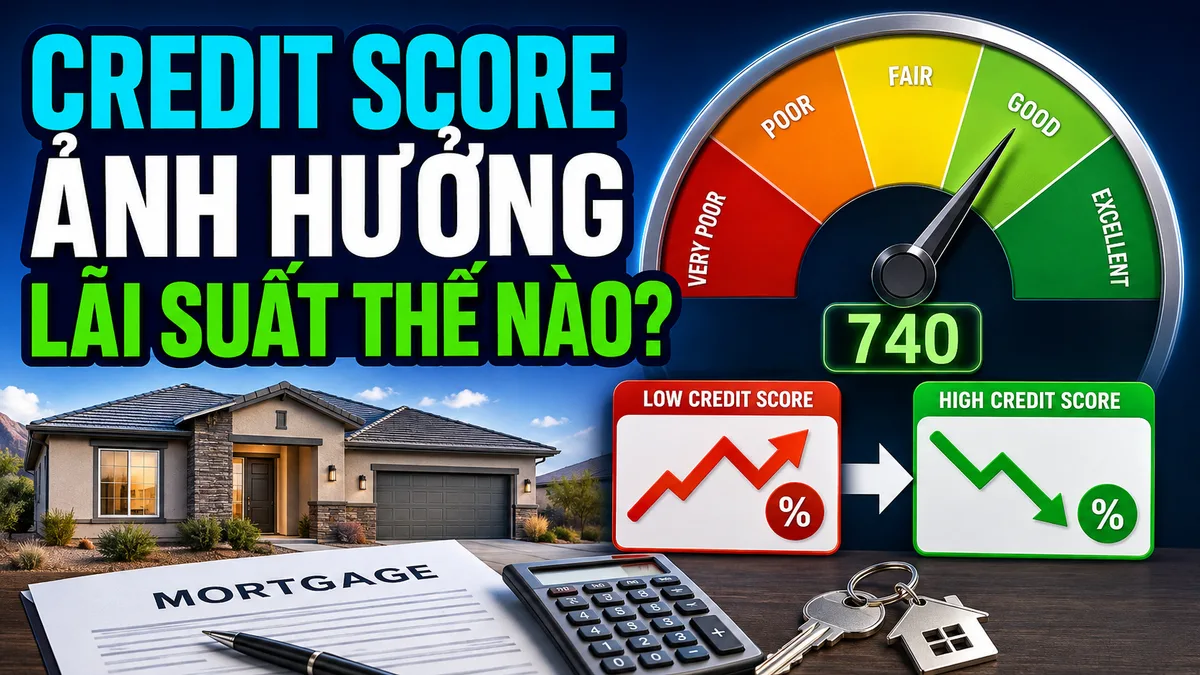 Điểm tín dụng bao nhiêu thì vay được lãi tốt