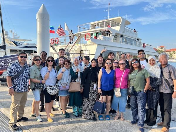 Boarding at Sutera Marina Jetty