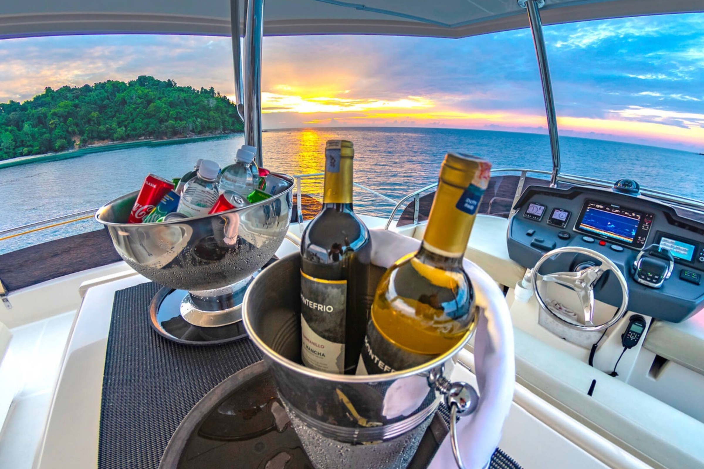 Departure and coastal cruise