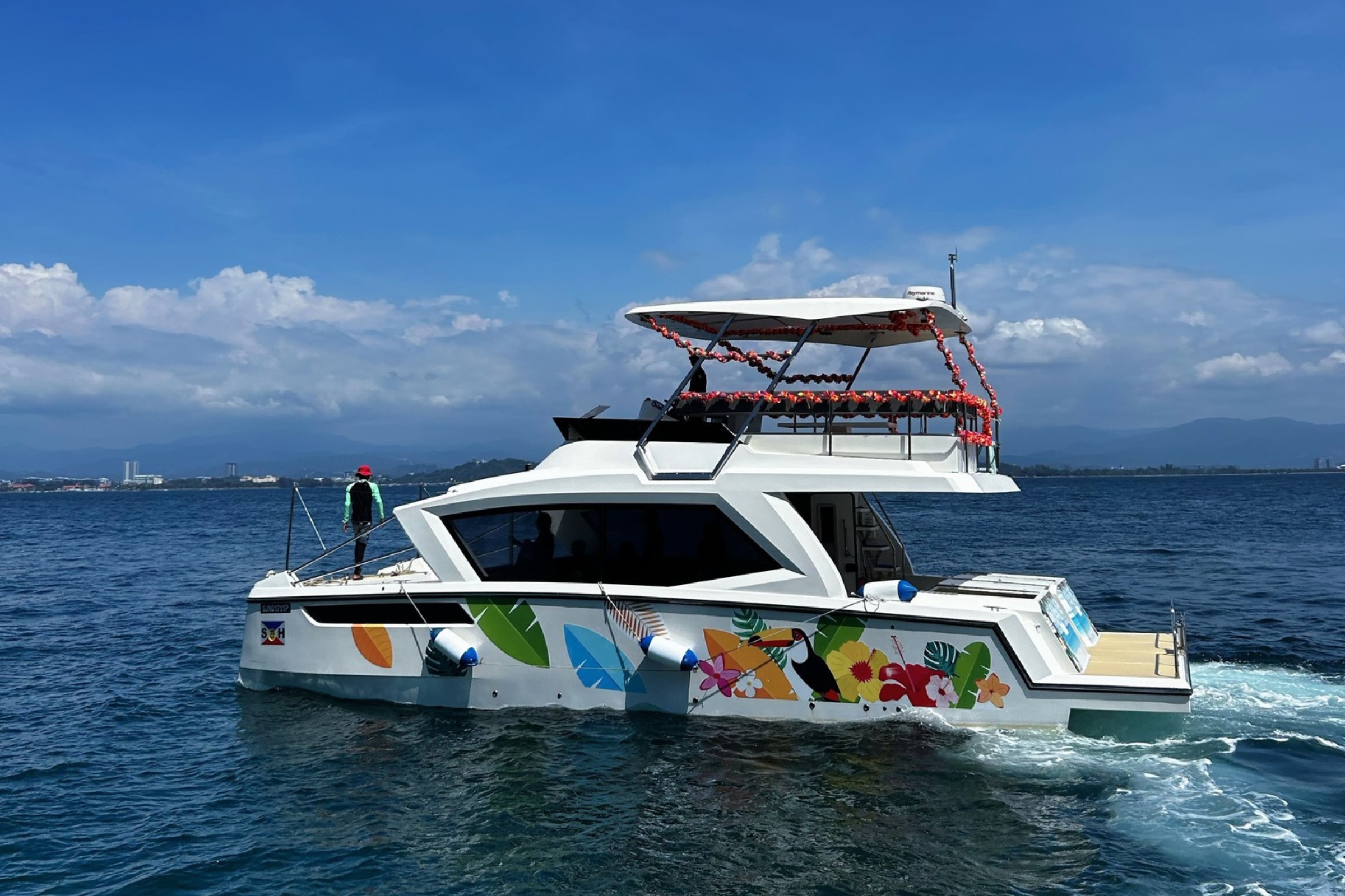 Departure and coastal cruise
