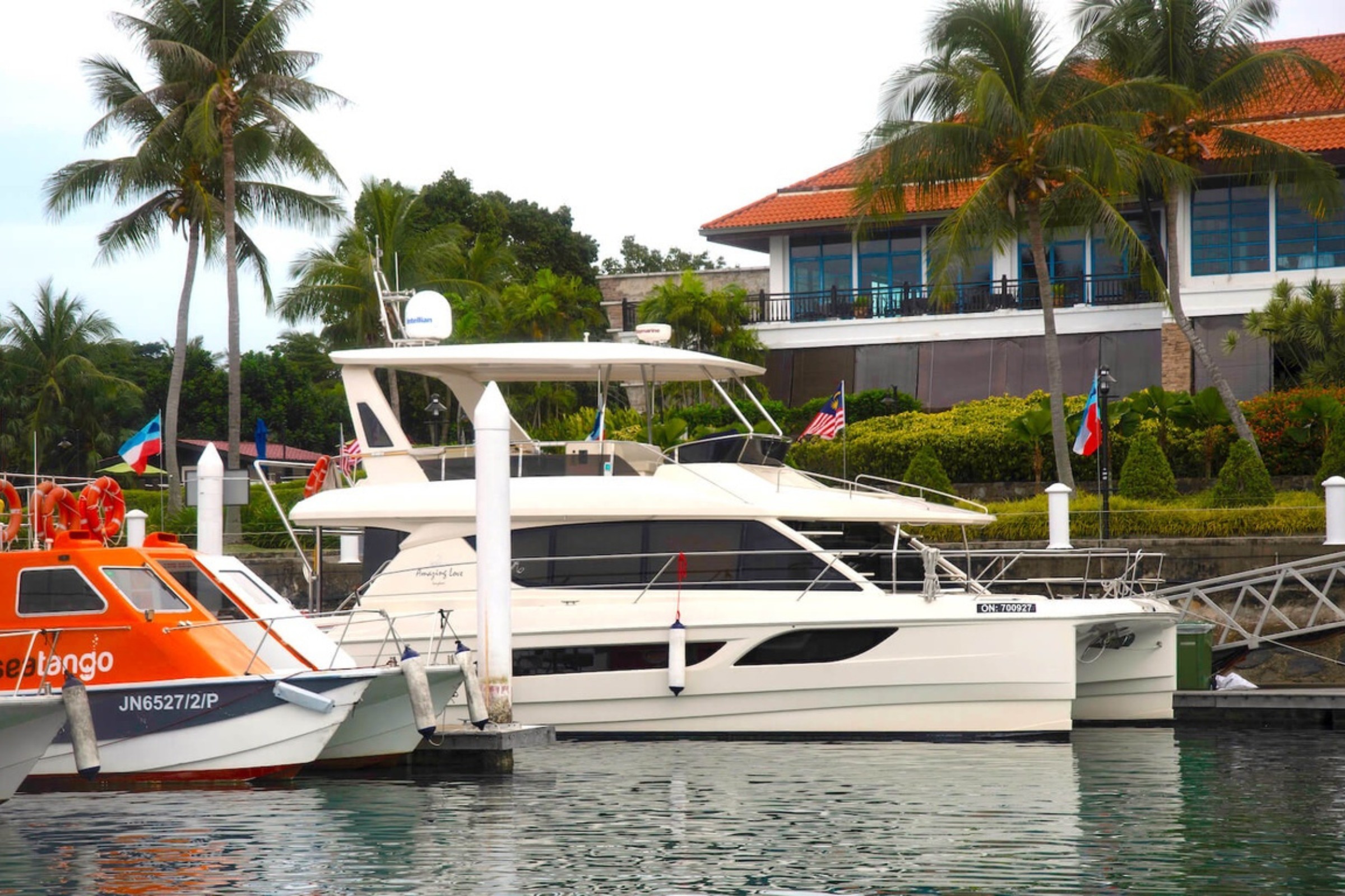 Arrival at Sutera Marina Jetty