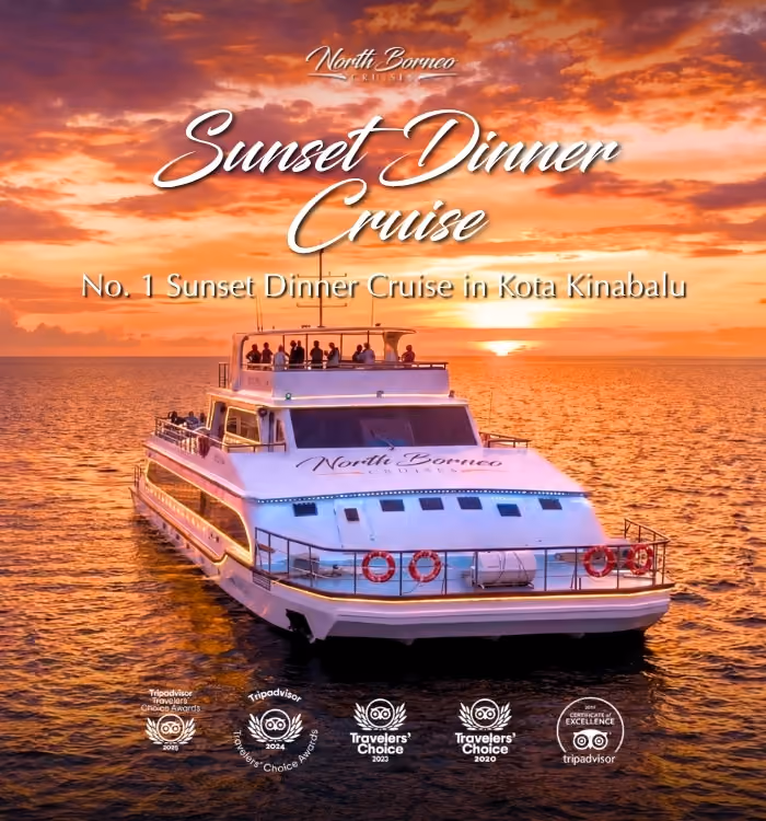 Sunset Dinner Cruise Kota Kinabalu by North Borneo Cruises.
