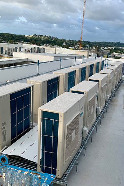 Rooftop aircon units