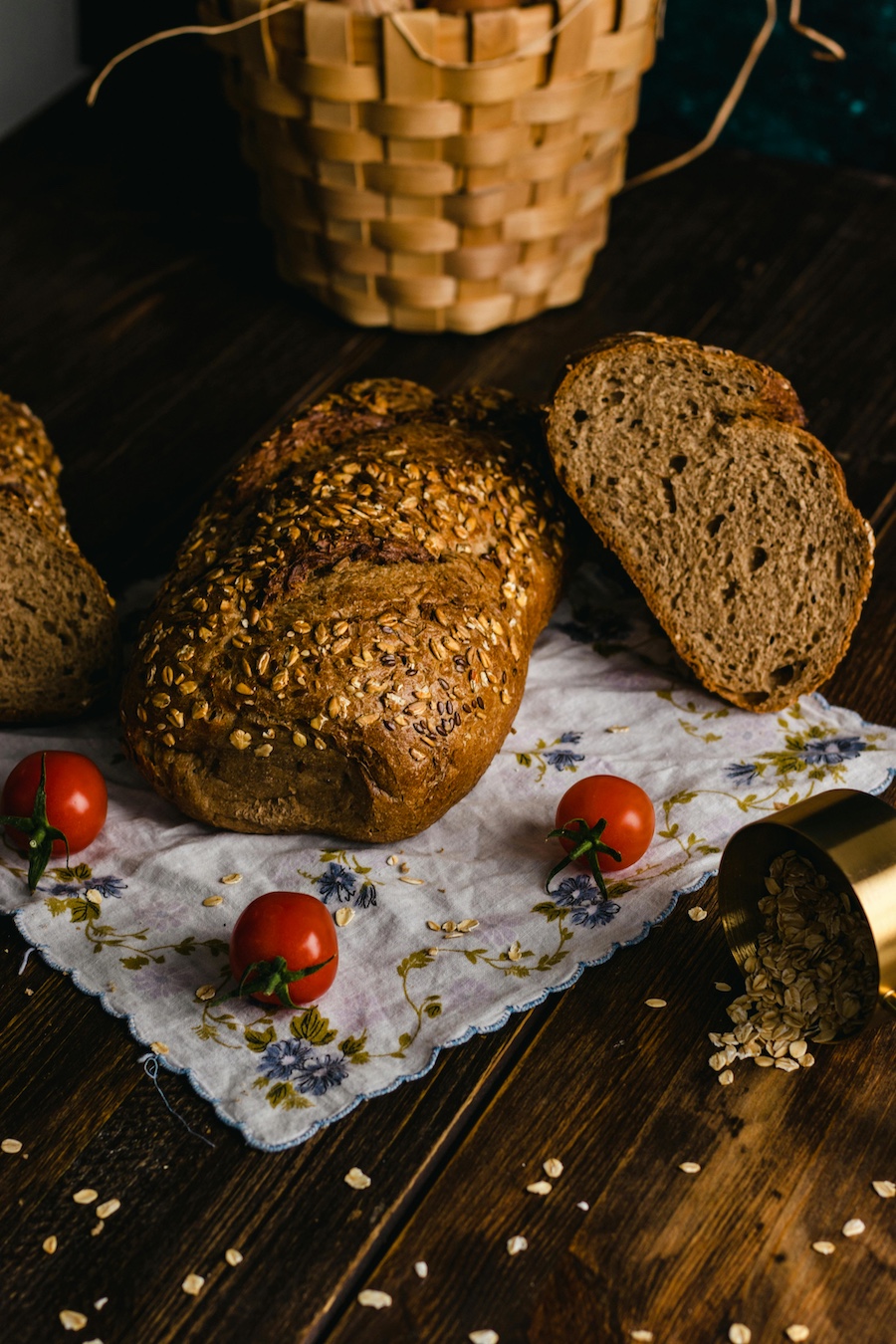 whole wheat bread portion example