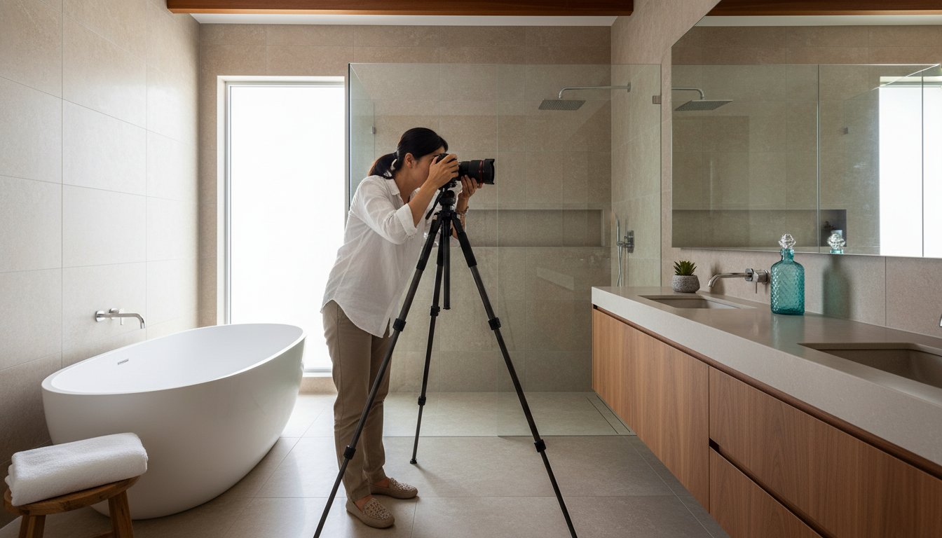 Bathroom Photography: How to Capture Stunning Photos That Sell Homes