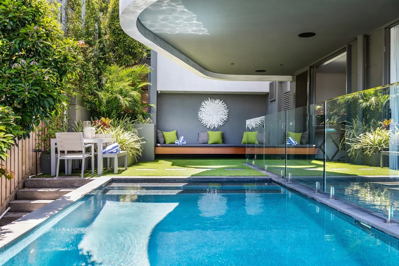 Drone capturing aerial shots of a luxury property in Queensland