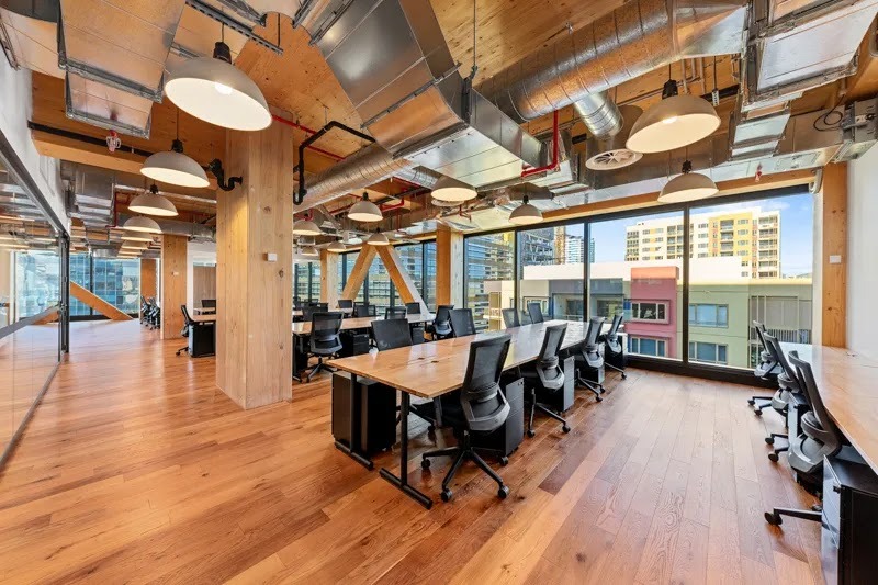 Commercial property photographer in Brisbane capturing a modern office space for professional marketing