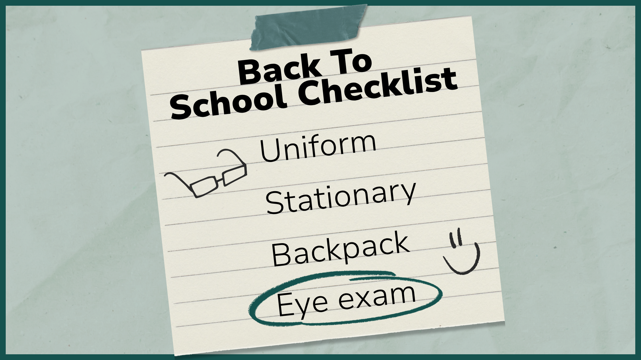 Back to School Checklist: Is Your Child’s Vision Ready for a New School Year?