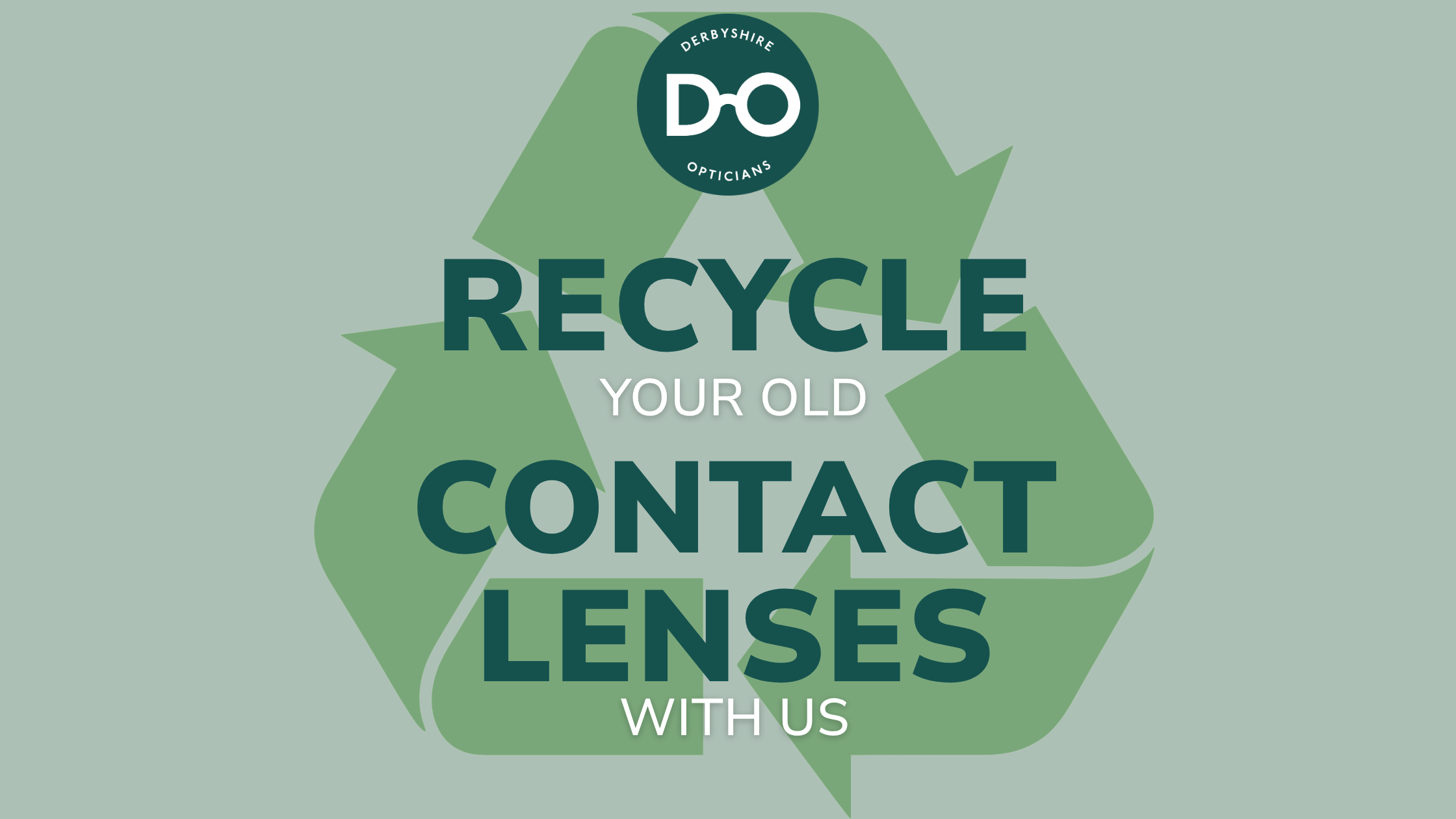 Contact Lens Recycling at Derbyshire Opticians