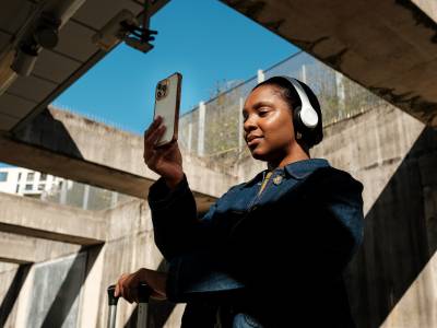 A research participant documenting their daily routine for an ethnographic study using a smartphone.