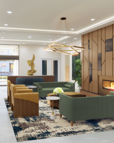 lobby of the trillium