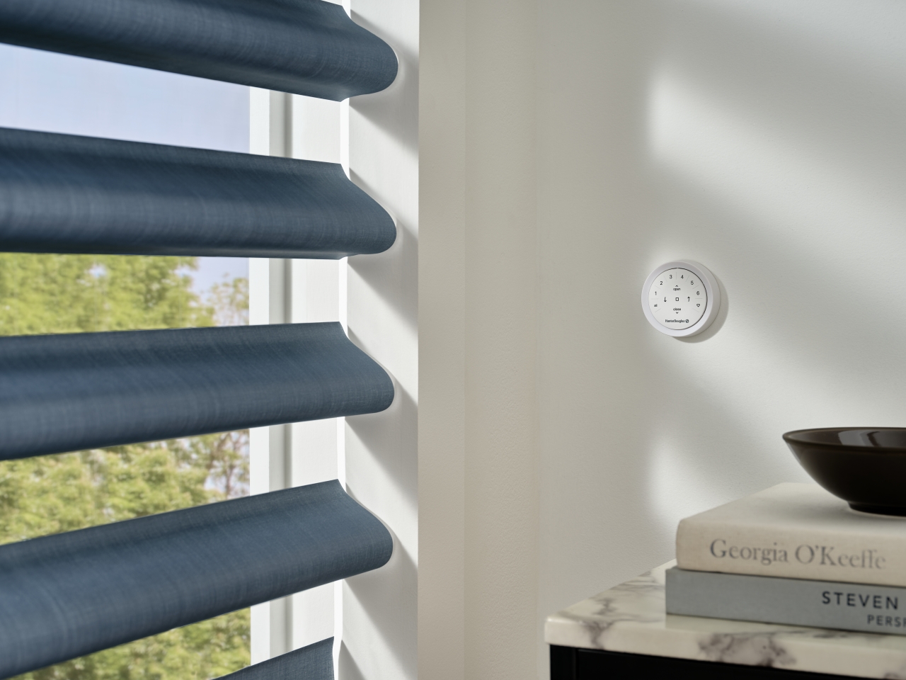 PowerView smart automation remote for motorized window coverings