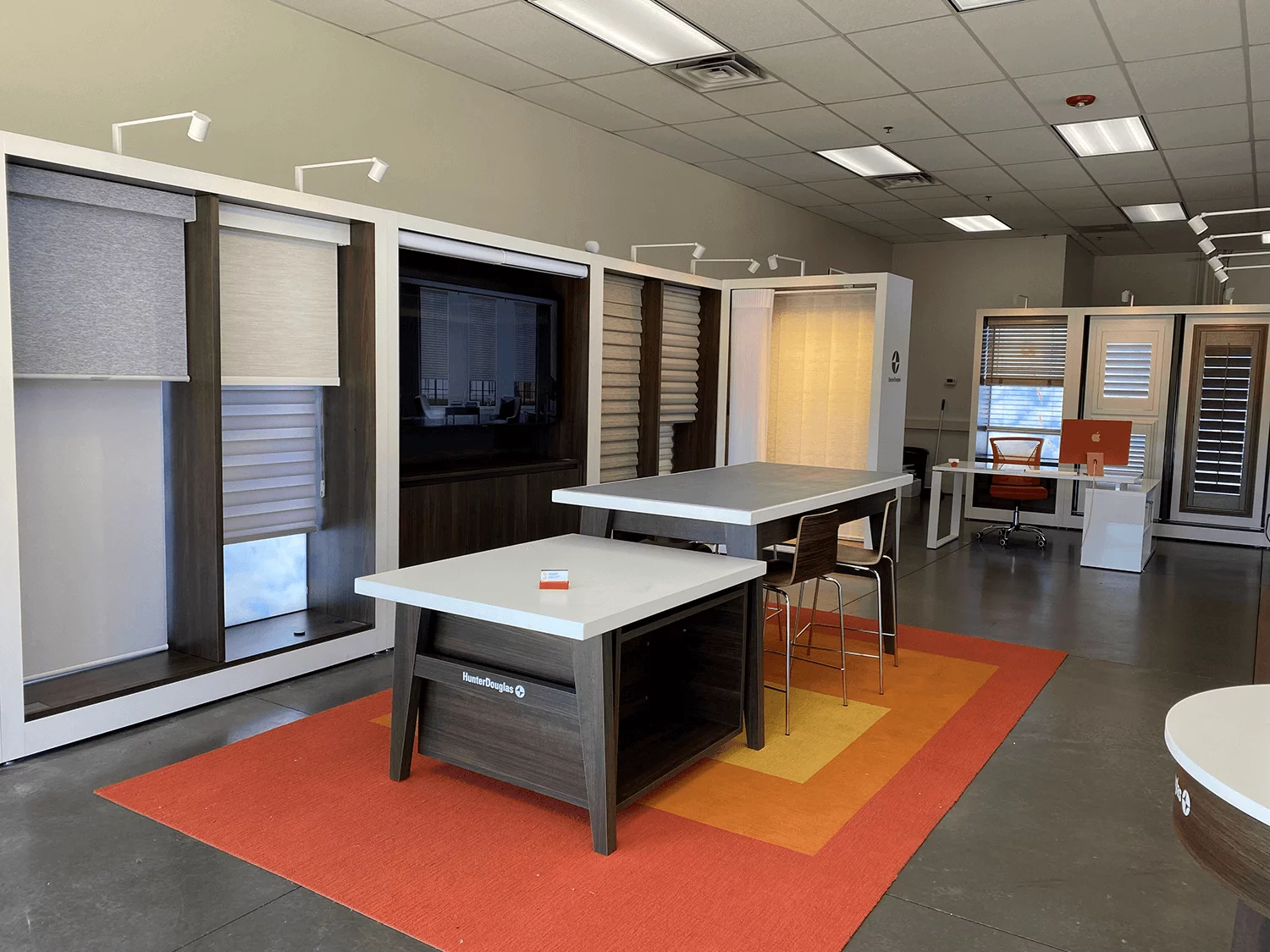 Hunter Douglas window treatments in a Nevada living room