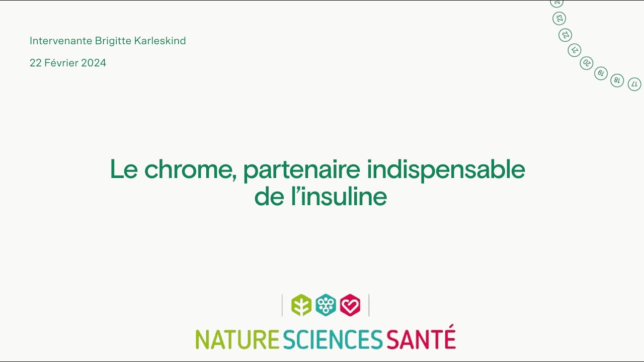 Chrome et insulinorésistance : stratégies préventives ciblées