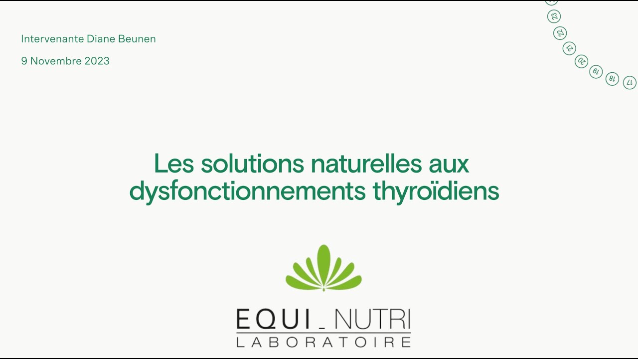 Dysfonctionnements thyroïdiens : gémothérapie et micronutrition