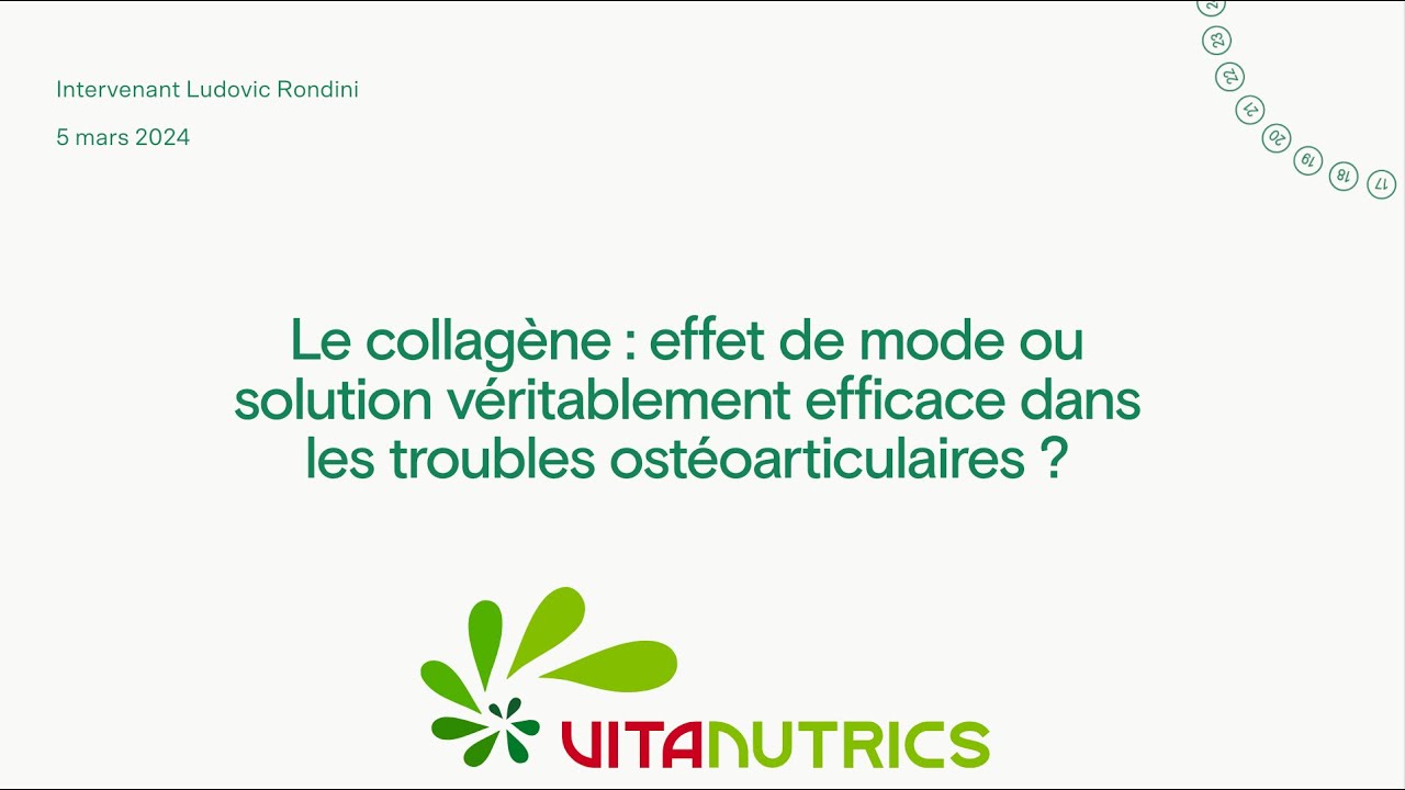 Collagène thérapeutique : stratégies cliniques pour l'ostéo-articulaire