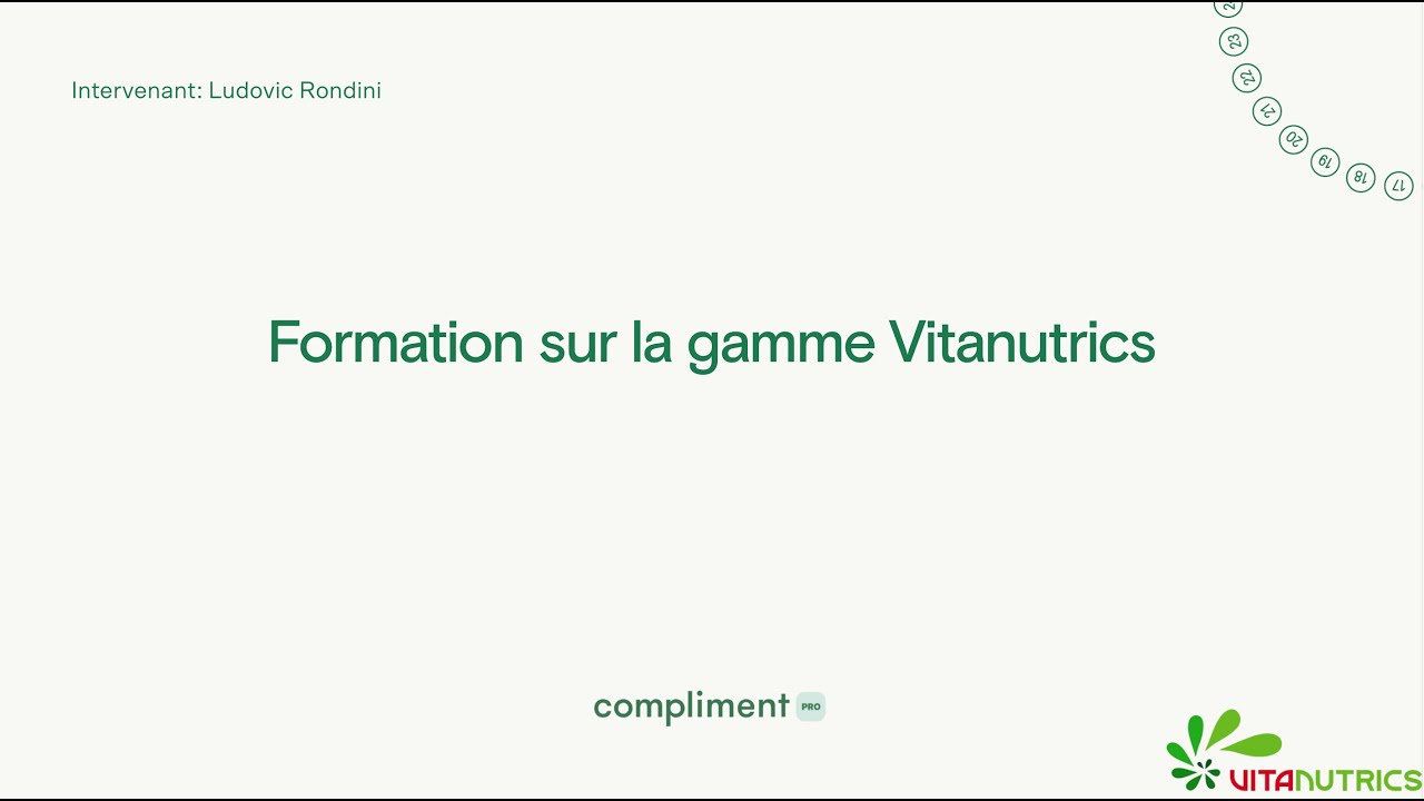 Micro-nutrition clinique : intégrer la gamme Vitalitrix à votre pratique