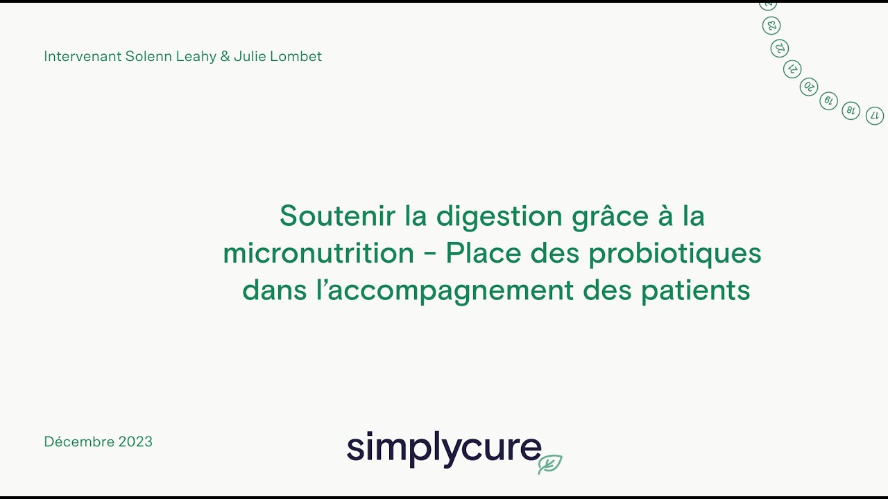 Microbiote et probiotiques : repères cliniques pour votre pratique