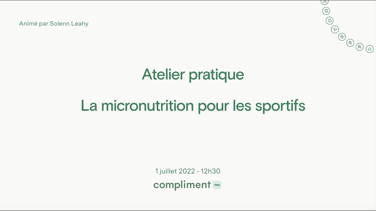 Micronutrition sportive : optimiser performance et récupération