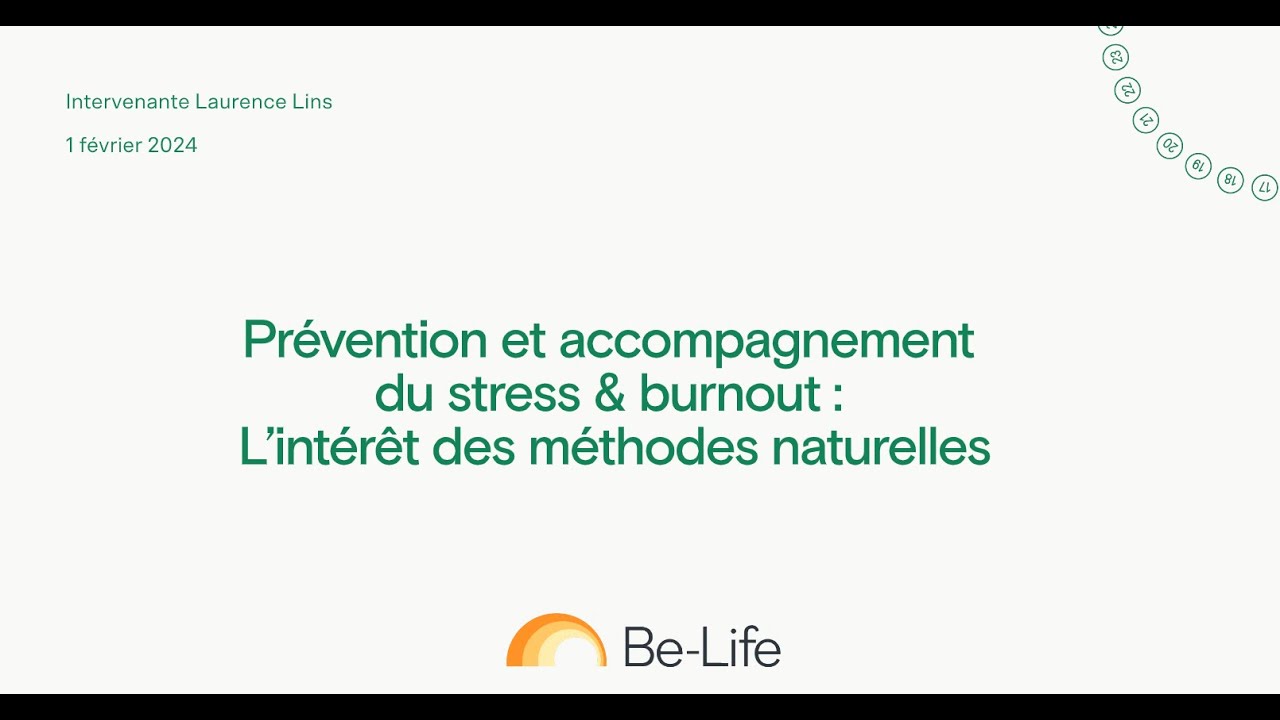 Stress chronique et burnout : repenser votre arsenal thérapeutique