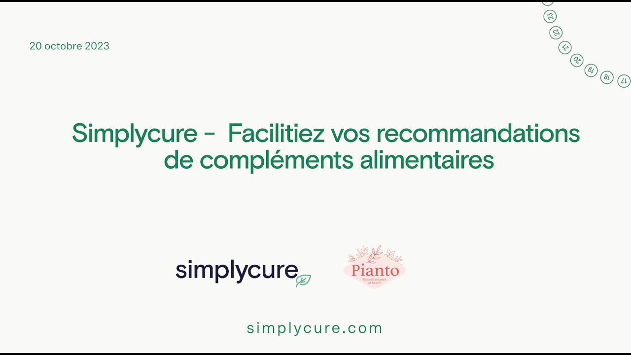 Recommandations de compléments : gagnez en impact avec Simplycure