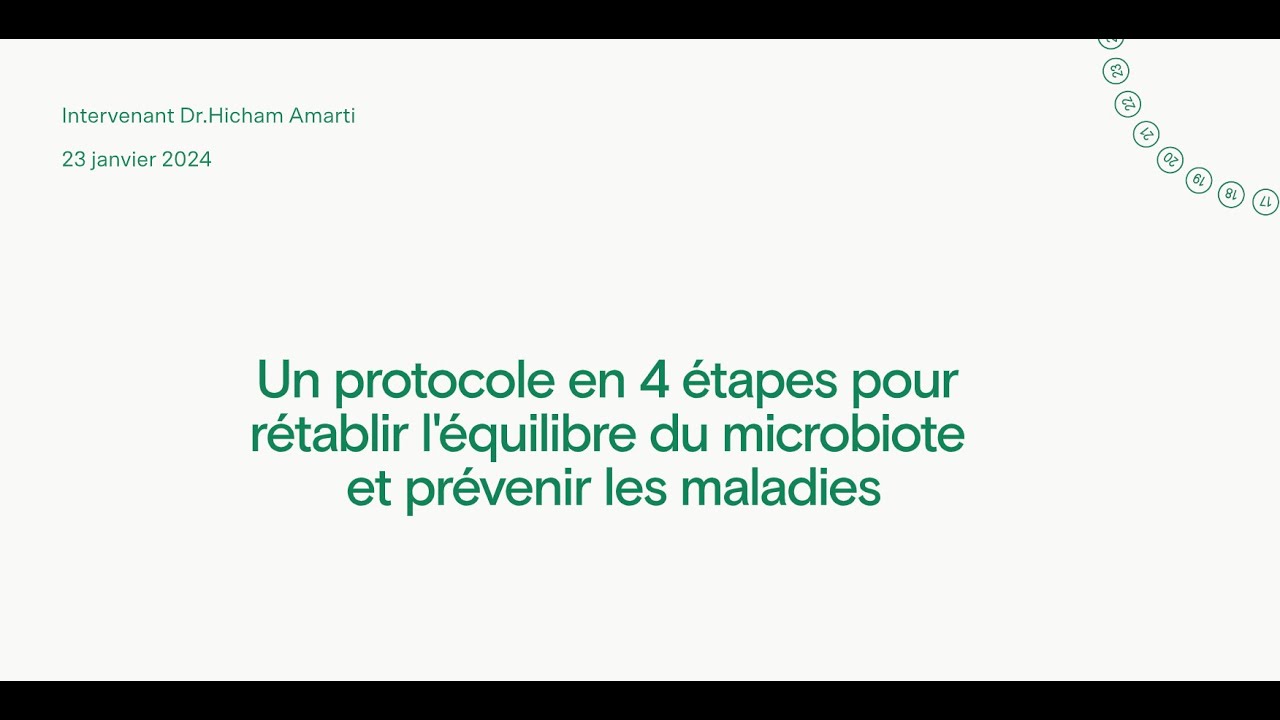 Équilibre du microbiote intestinal : protocole thérapeutique