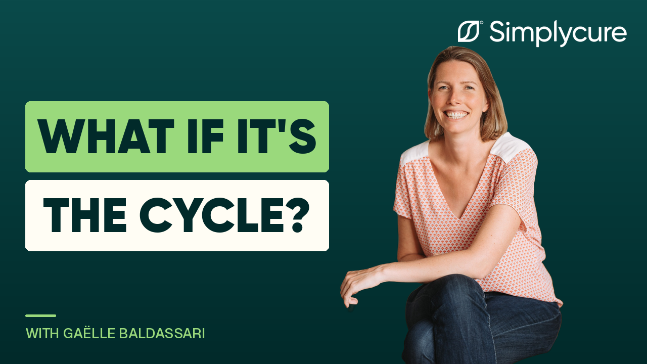 Gaëlle Baldassari, Simplycure webinar on the menstrual cycle in consultation