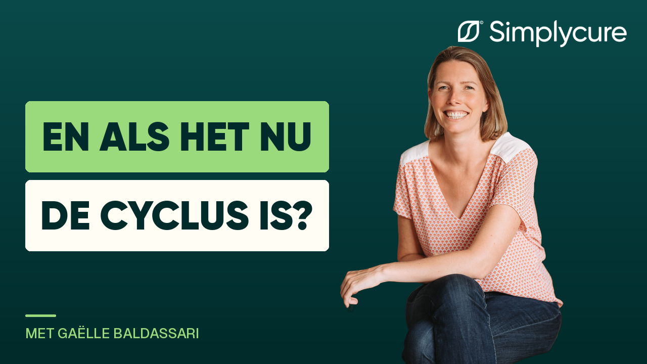 Gaëlle Baldassari, webinar van Simplycure over de menstruatiecyclus in consultatie