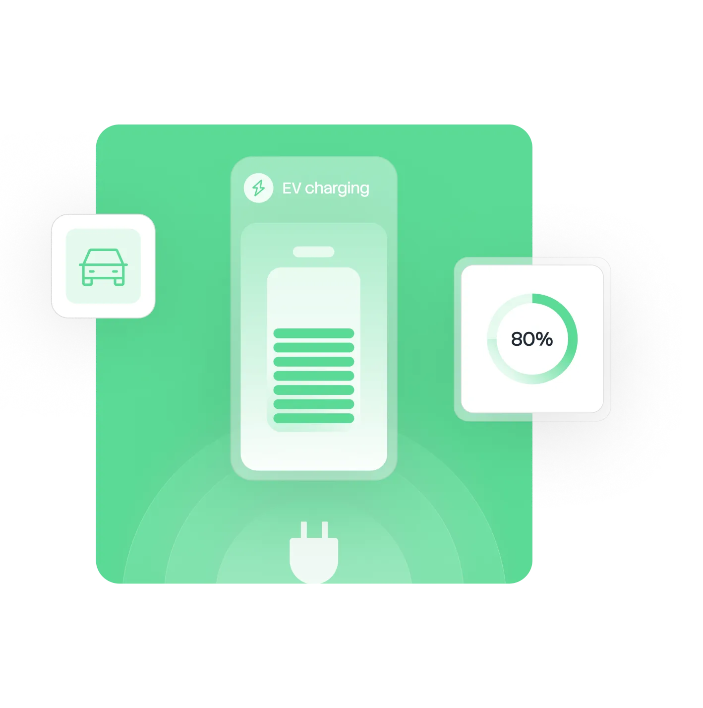 Diagram showing smart meters connected to buildings, illustrating recovered energy costs with icons of wallets and a circular refresh symbol.