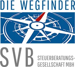 Logo mit Kompass und Text: Die Wegfinder SVB Steuerberatungsgesellschaft MBH.