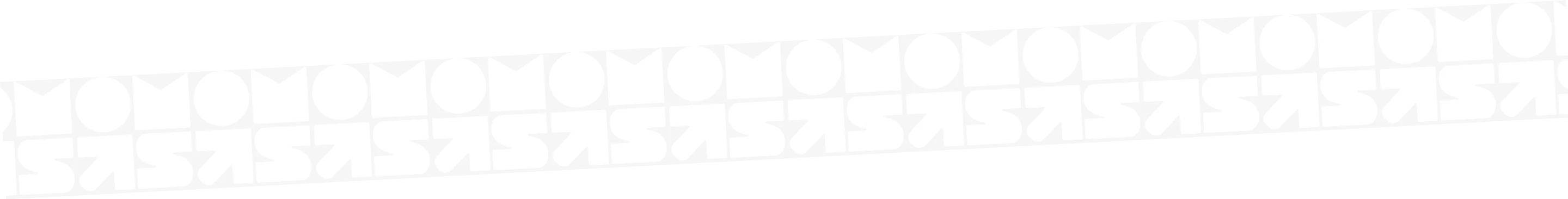 White geometric pattern of circles, squares, and arrows on a light gray background, arranged in a diagonal strip.