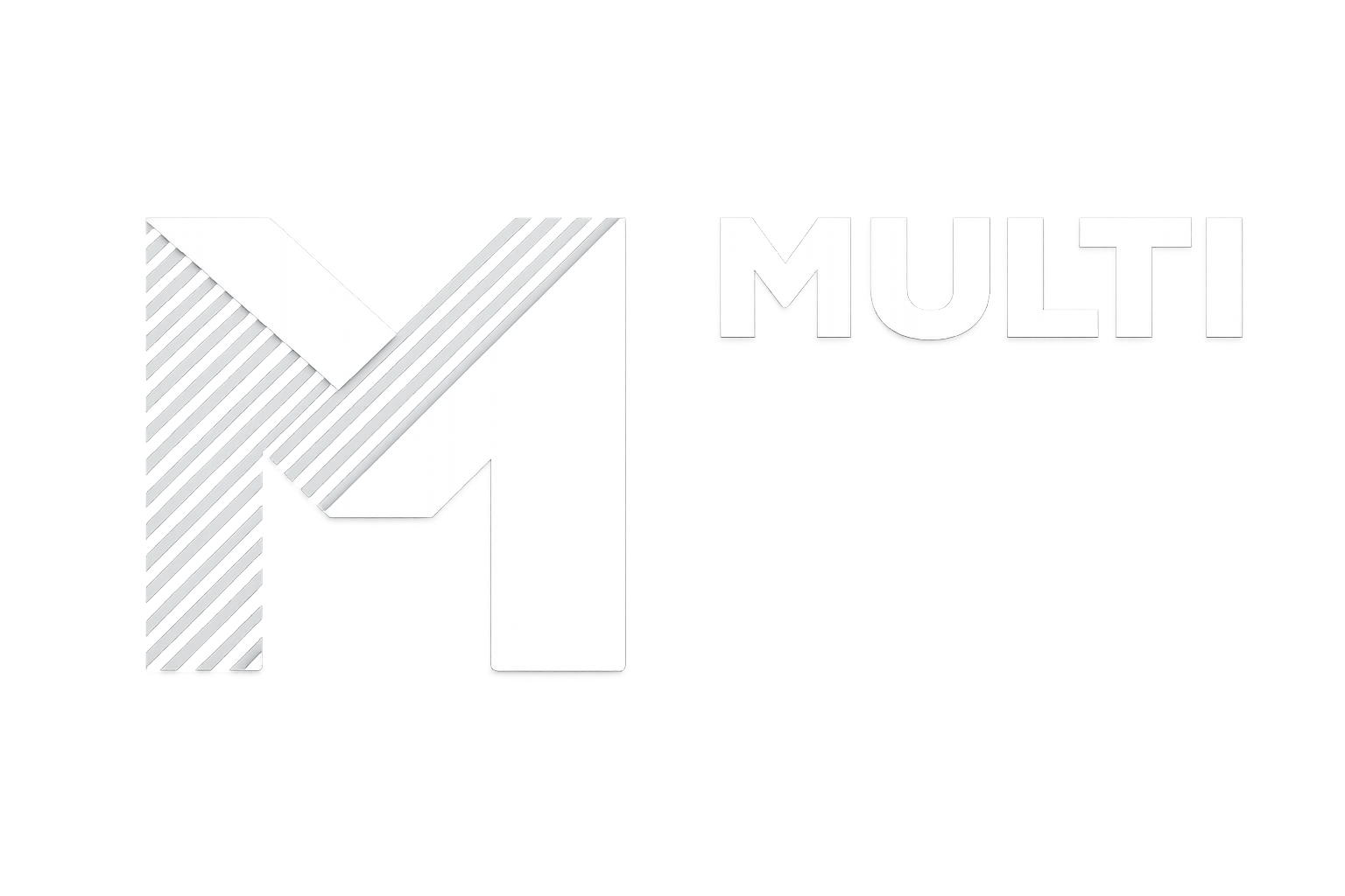 Multi logo - white