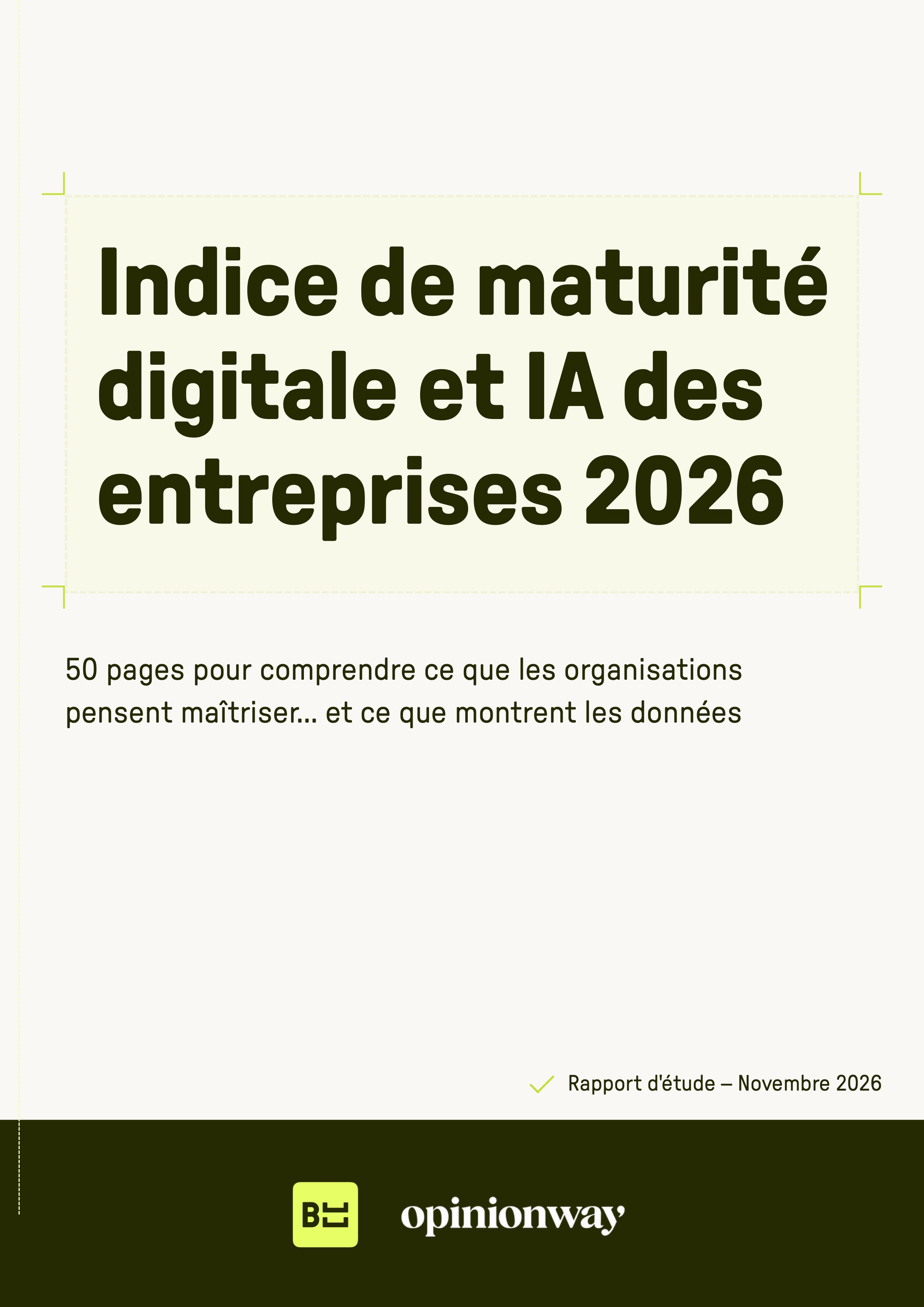 L'observatoire de la maturité digitale 2026