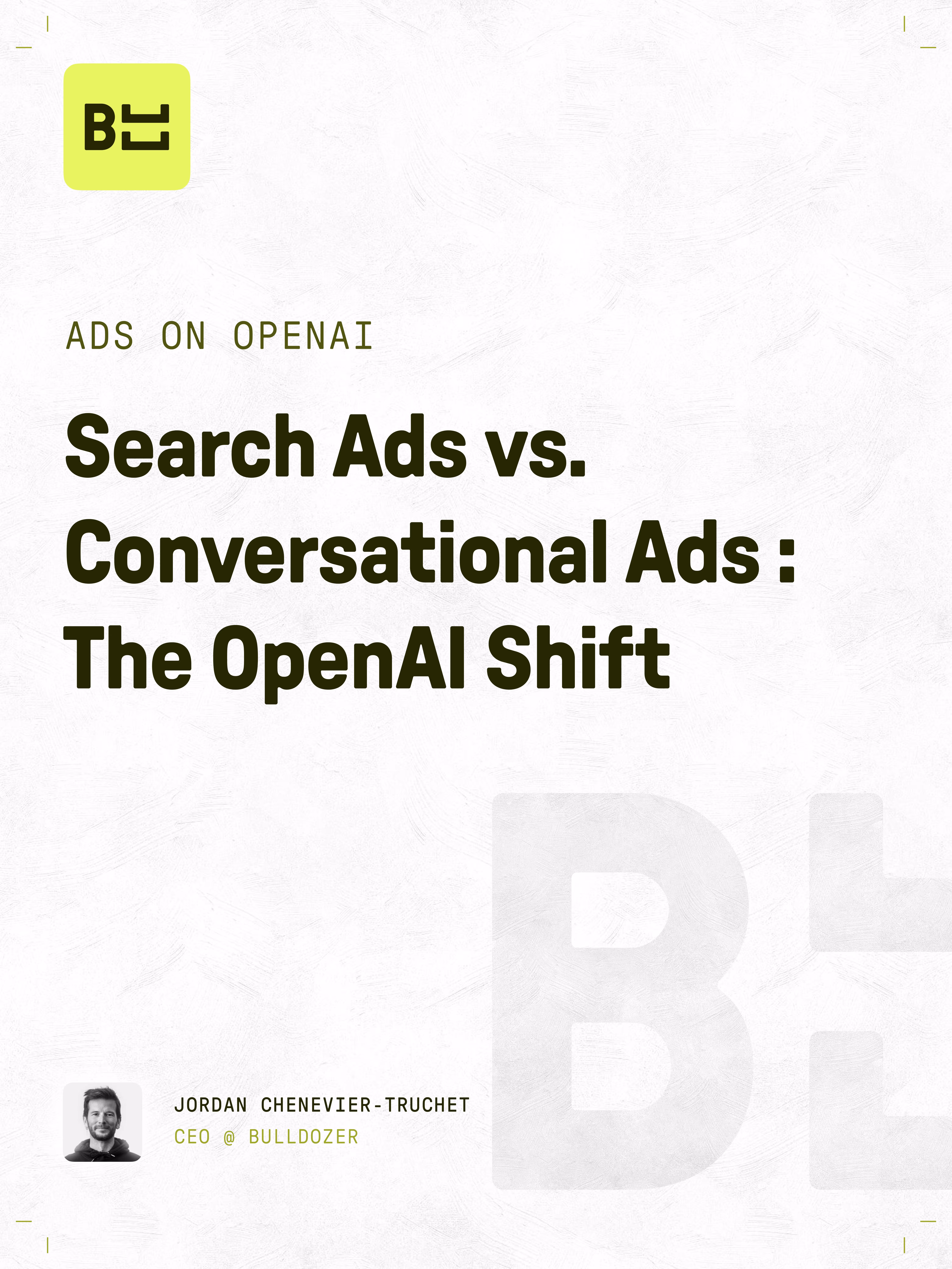 Search Ads vs. Conversational Ads: The OpenAI Shift