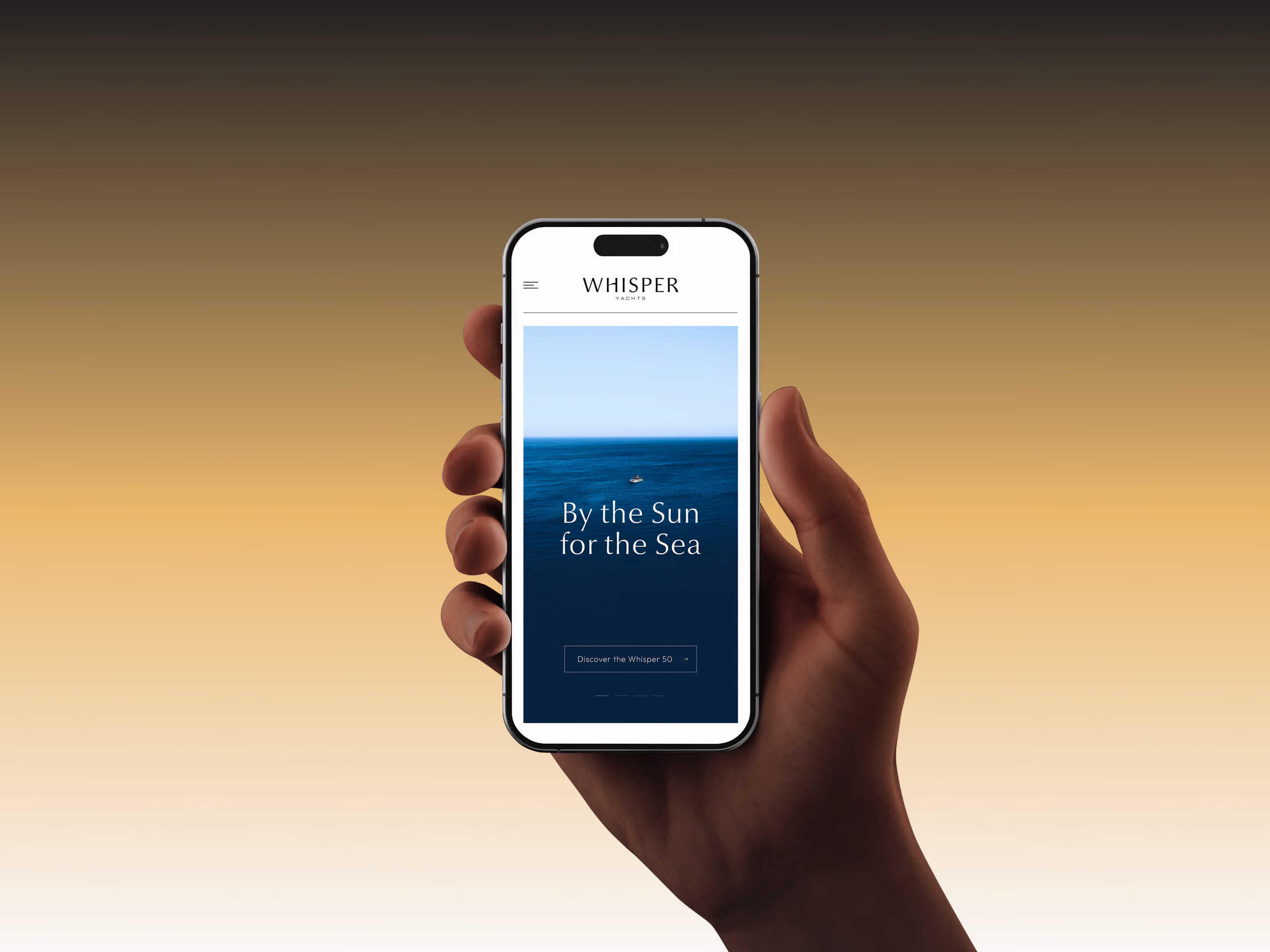 Site internet Whisper Yachts responsive