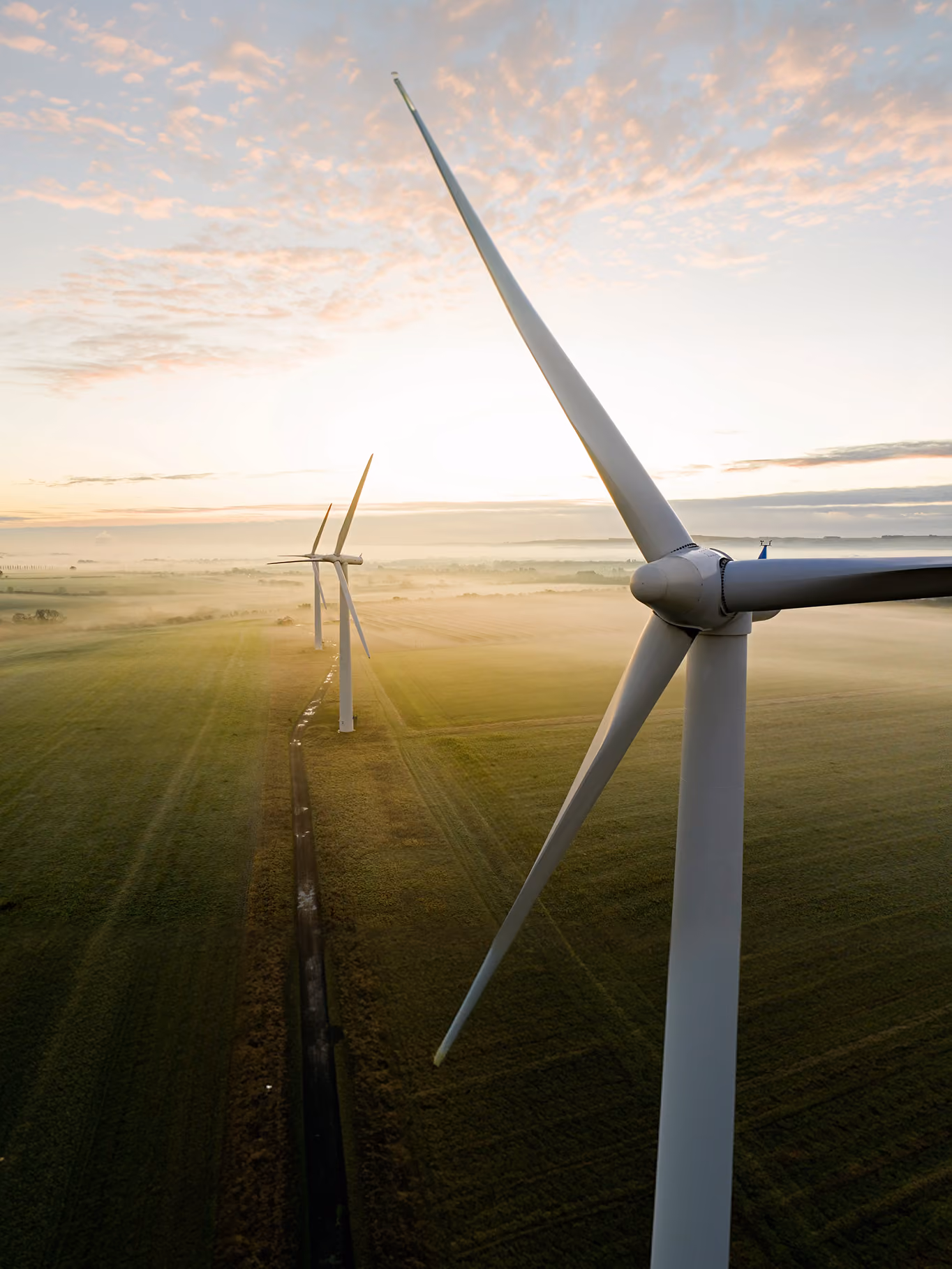 Éolienne en situation