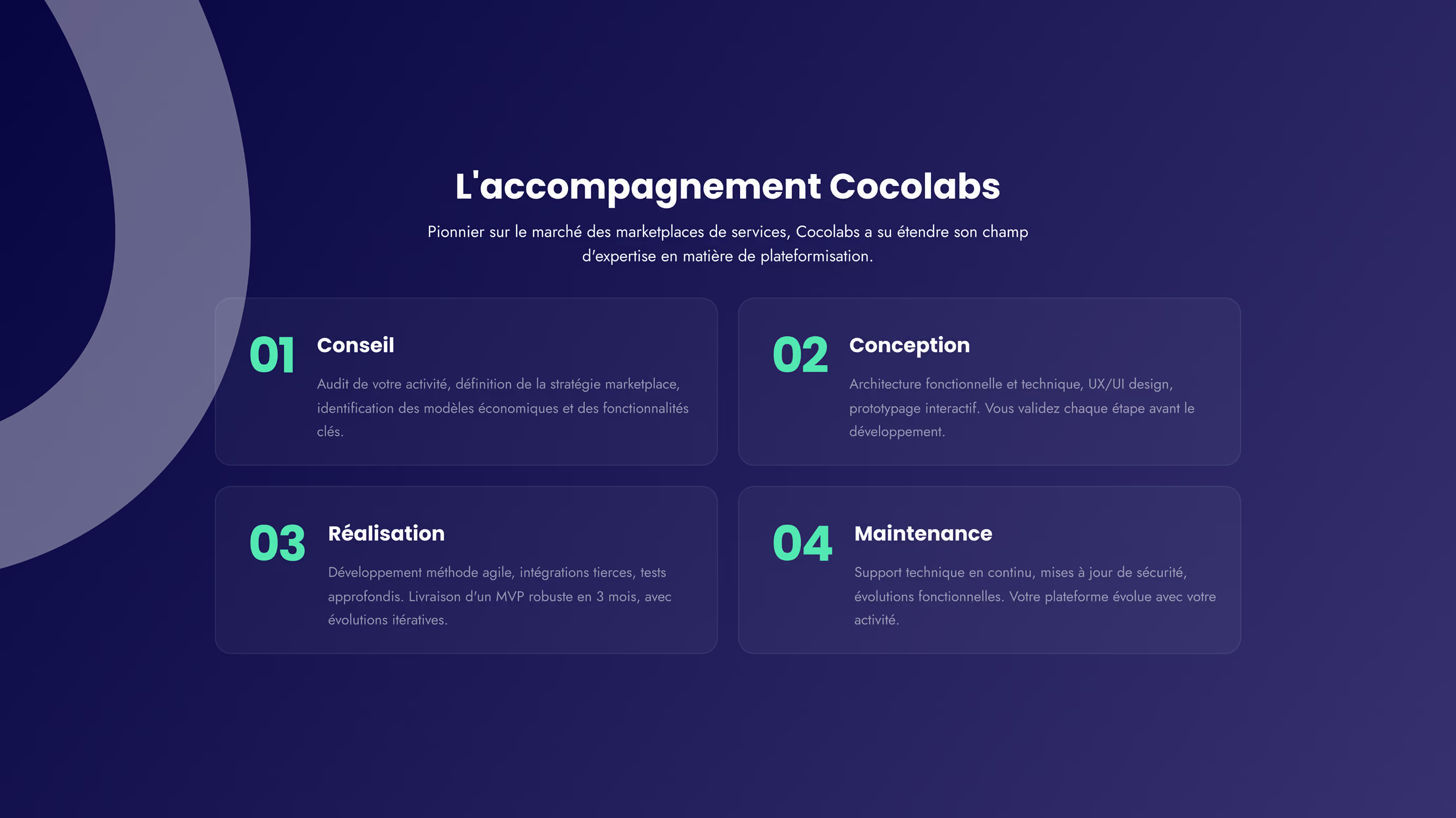 Extrait site internet Cocolabs