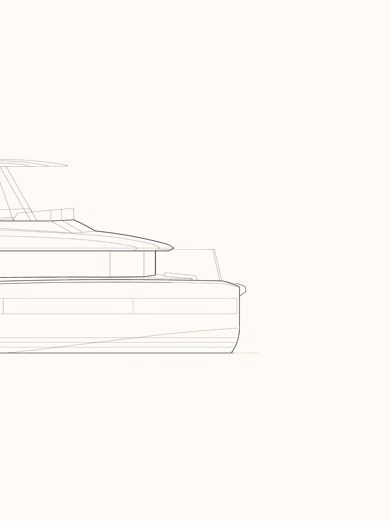 Schéma technique d'un Whisper Yachts