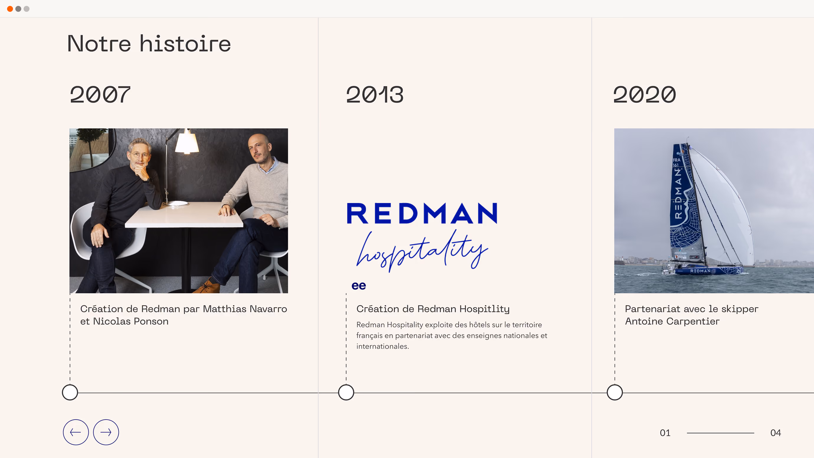 Extrait site internet Redman